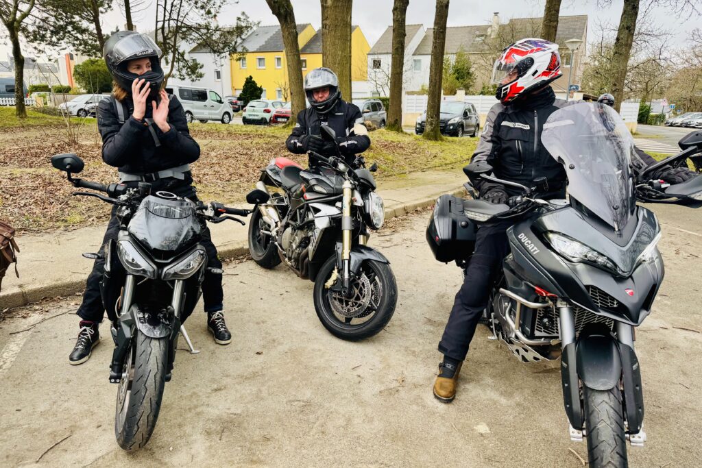 expérience motard