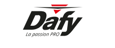 Logo Dafy, avec la tagline "Passion Pro"